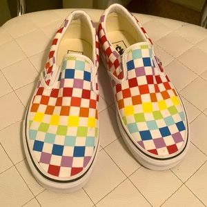 Vans Rainbow Classic Slip Ons